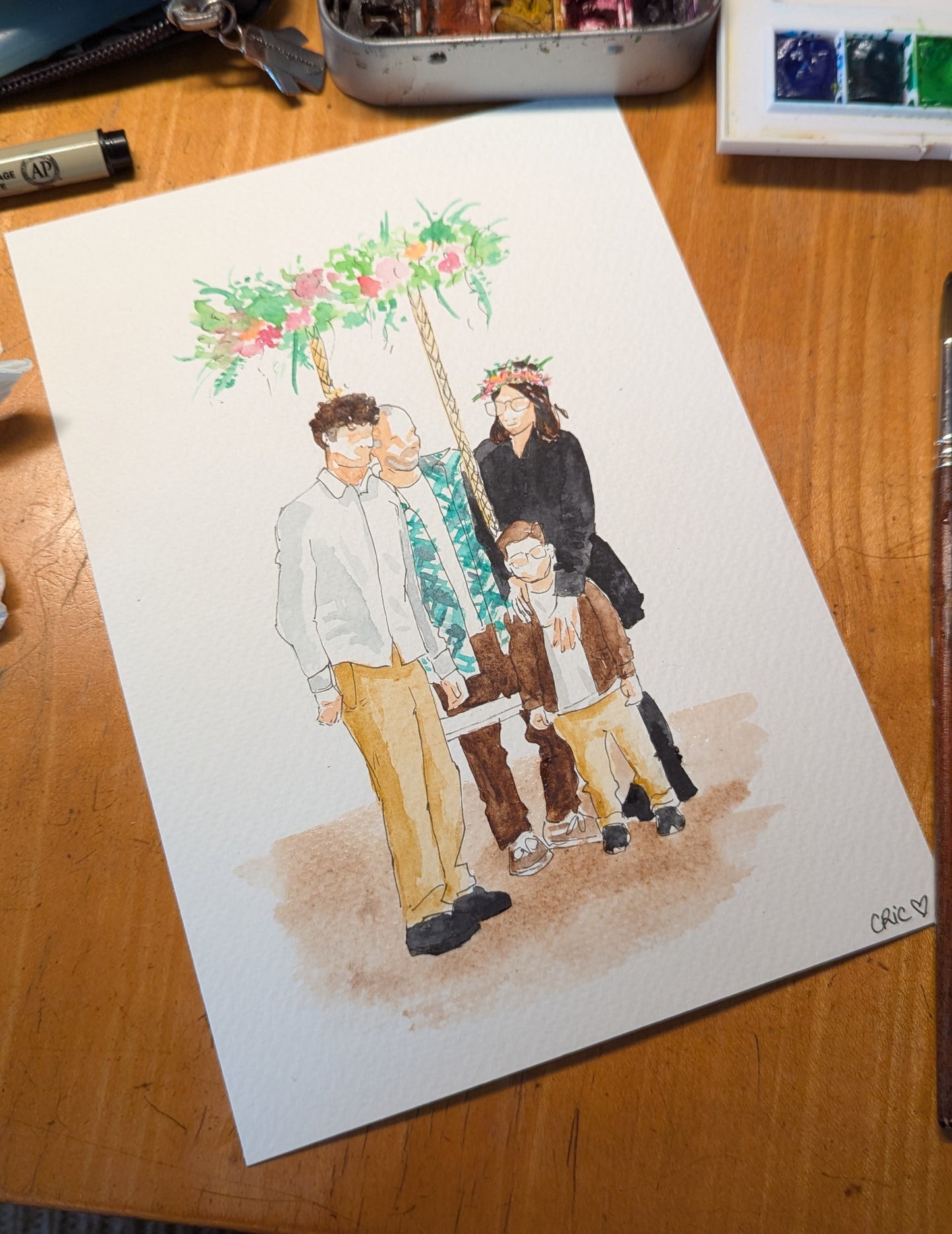 Portrait en silhouette