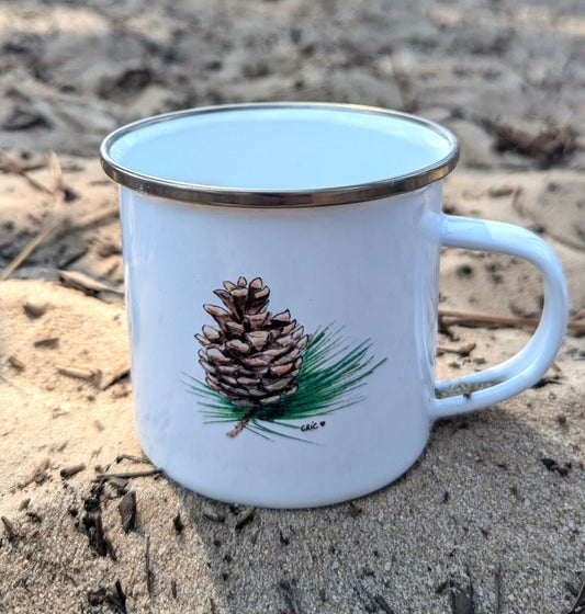 Tasses en email - Bassin d'Arcachon